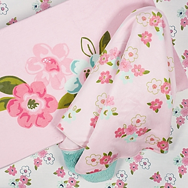 Just Born&reg; One World &trade; Collection Blossom 3-Piece Bedding Set in Pink. View a larger version of this product image.
