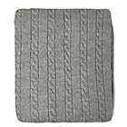 Alternate image 0 for Nipperland&reg; Boutique Cable Knit Throw Blanket in Platinum