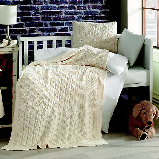 Alternate image 1 for Nipperland® Patchwork Natural 6-Piece Crib Bedding Set in Cream