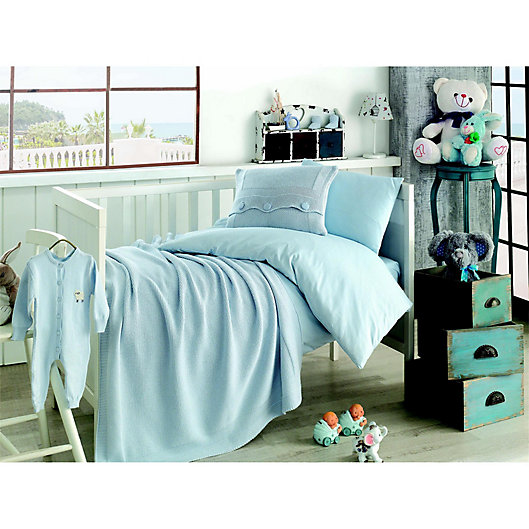 Alternate image 1 for Nipperland® Venice Natural 6-Piece Crib Bedding Set