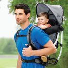 Alternate image 2 for Chicco&reg; SmartSupport Backpack Baby Carrier in Grey