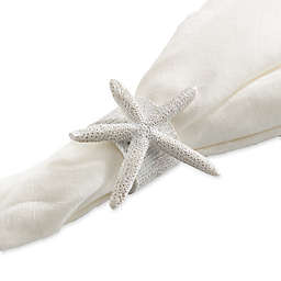 Saro Lifestyle Starfish Napkin Rings (Set of 4)