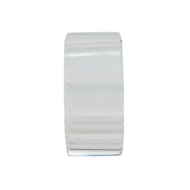 Saro Lifestyle Octagonal Napkin Rings in Clear (Set of 4). View a larger version of this product image.