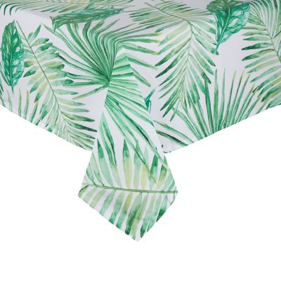 Customer Reviews: Saro Lifestyle Tahiti Leaf 55-Inch Square Tablecloth ...