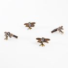 Alternate image 1 for Saro Lifestyle Dragonfly Napkin Rings in Bronze (Set of 4)