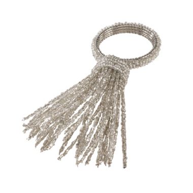 Saro Lifestyle Beaded Napkin Rings (Set of 4). View a larger version of this product image.