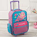 Alternate image 0 for Mermaid Embroidered Rolling Luggage