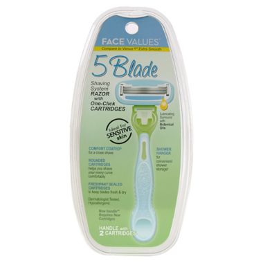Harmon&reg; Face Values&trade; Women's 5-Blade Razor System. View a larger version of this product image.