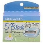 Alternate image 2 for Harmon&reg; Face Values&trade; 4-Count 5-Blade Disposable Razors for Women