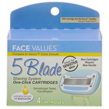 Harmon&reg; Face Values&trade; 4-Count 5-Blade Disposable Razors for Women. View a larger version of this product image.