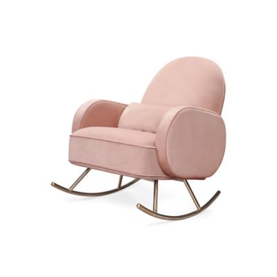 babyletto madison swivel glider pink