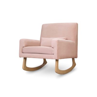 light pink rocking chair