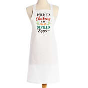 Love You a Latte Shop &quot;Wicked Chickens Lay Deviled Eggs&quot; Apron