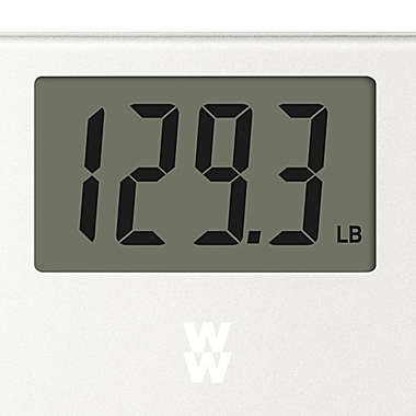 Weight Watchers by Conair&reg; Sandblasted Bathroom Scale in White. View a larger version of this product image.