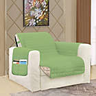 Alternate image 0 for Smart Solid Microfiber Accent Chair Cover