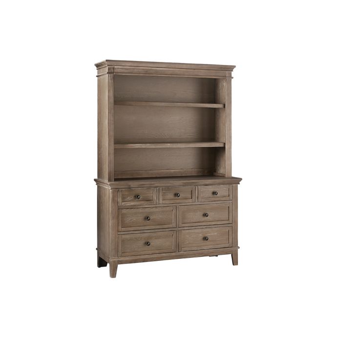 Westwood Design Leland Hutch Bookcase In Stonewash Buybuy Baby