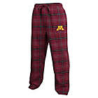 Alternate image 1 for Collegiate Men&#39;s Flannel Plaid Pajama Pant with Left Leg Team Logo