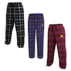 Alternate image 0 for Collegiate Men&#39;s Flannel Plaid Pajama Pant with Left Leg Team Logo