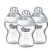 Tommee Tippee Closer to Nature 3-Pack 9 oz. Clear Baby Bottles