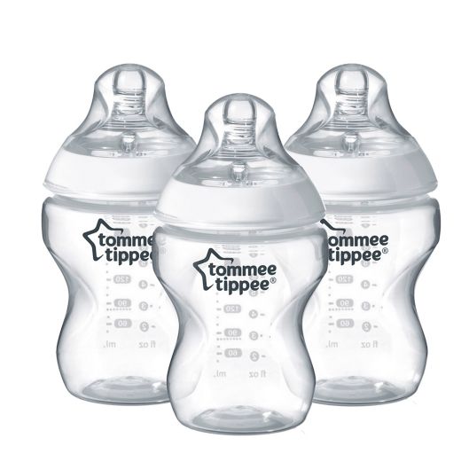 Sindsro Indsigt tilbehør Tommee Tippee Closer to Nature 3-Pack 9 oz. Clear Baby Bottles | buybuy BABY