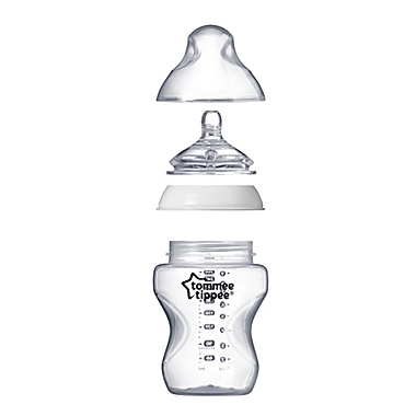 Tommee Tippee Closer to Nature 3-Pack 9 oz. Clear Baby Bottles. View a larger version of this product image.