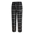 Alternate image 1 for NFL Men&#39;s Flannel Plaid Pajama Pant with Left Leg Team Logo Collection
