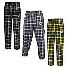 Alternate image 0 for NFL Men&#39;s Flannel Plaid Pajama Pant with Left Leg Team Logo Collection