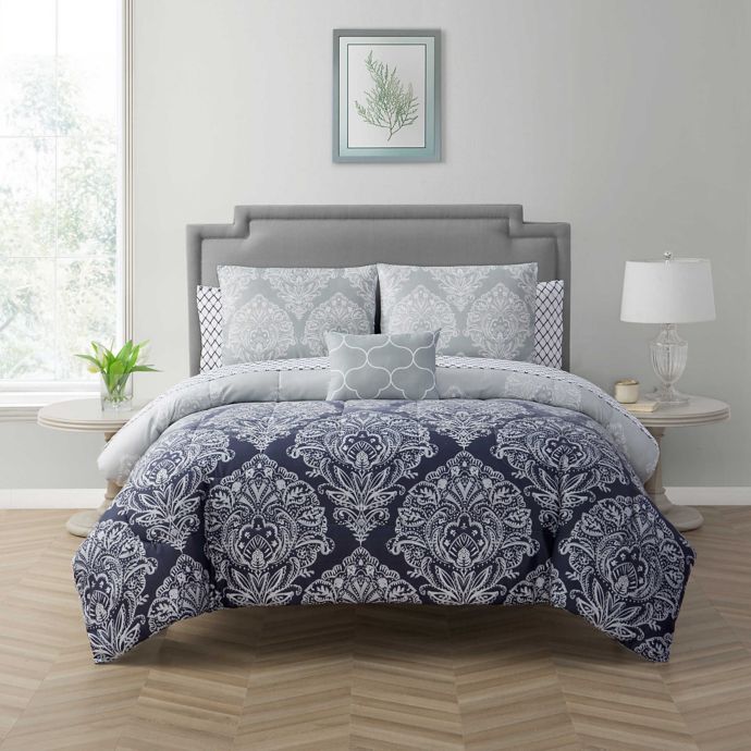 Cambridge 12 Piece Reversible Comforter Set Bed Bath Beyond