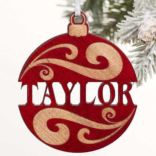 Alternate image 1 for You Name It Wood Ornament
