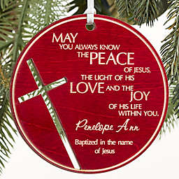 Blessings For You Wood Keepsake Christmas Ornament