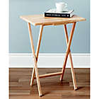 Alternate image 0 for Single Stand Snack Table in Natural