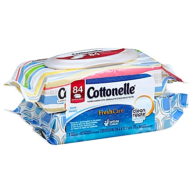Cottonelle&reg; 84-Count Flushable Wipes. View a larger version of this product image.