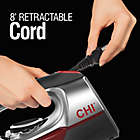 Alternate image 3 for CHI&reg; Electronic Iron with Retractable Cord in Black/Red