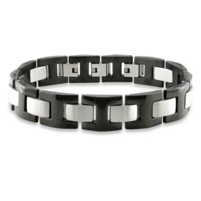 bracelet stainless inch band steel