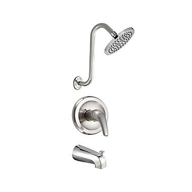 Solea Summit Bathroom Bathtub Faucet and Showerhead Combo in Chrome. View a larger version of this product image.