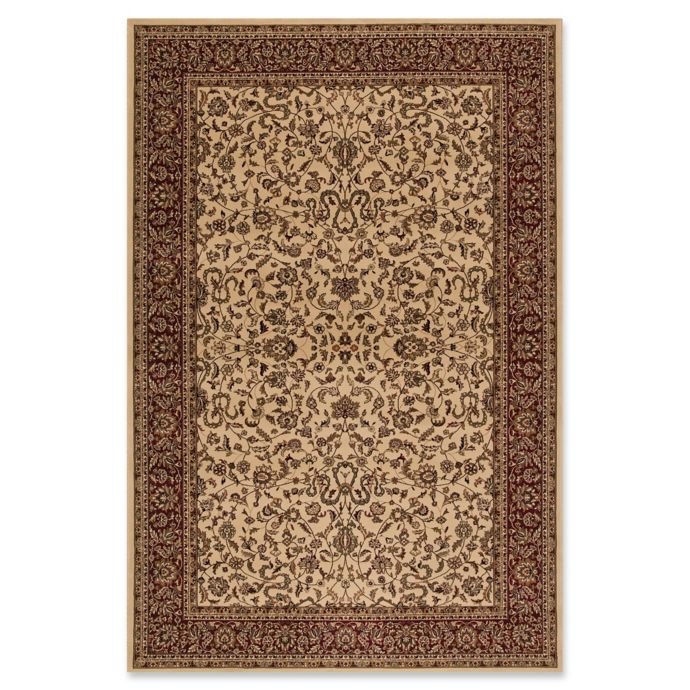 Concord Global Trading Jewel Kashan Rug in Ivory | Bed Bath & Beyond