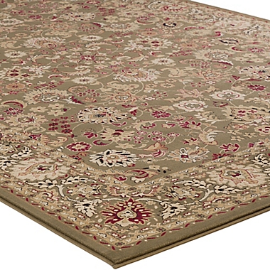 Concord Global Mahal Green 7-Foot 10-Inch x 11-Foot 2-Inch Rug. View a larger version of this product image.