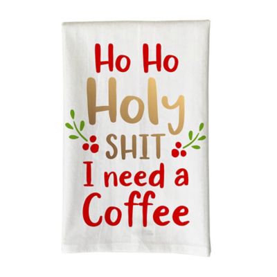 But Coffee First Towel Embroidered Gnome Kitchen Tea Towel Tea Towel Hand Towel Farmhouse Towel