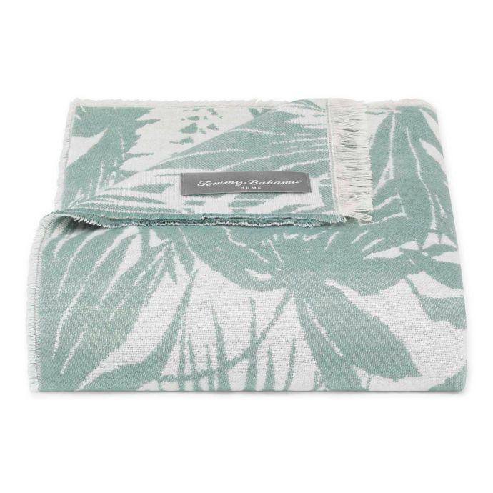 Tommy Bahama Desert Fronds Castaway Knit Throw Bed Bath Beyond