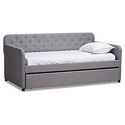 Baxton Studio® Otis Tufted Twin Trundle Daybed