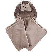 Hudson Baby&reg; Hedgehog Plush Hooded Blanket in Brown