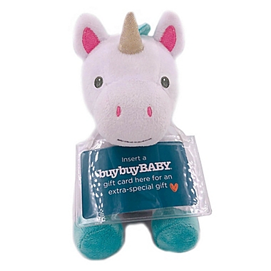 Kids Preferred&reg; Plush Unicorn with Gift Card Holder. View a larger version of this product image.