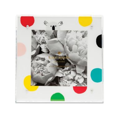 Kate Spade® New York Magnetic 4-Inch x 4-Inch Baby Picture Frame in Acrylic  | Bed Bath & Beyond