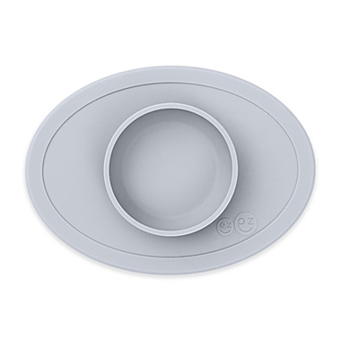 ezpz&trade; Tiny Bowl Placemat in Pewter. View a larger version of this product image.