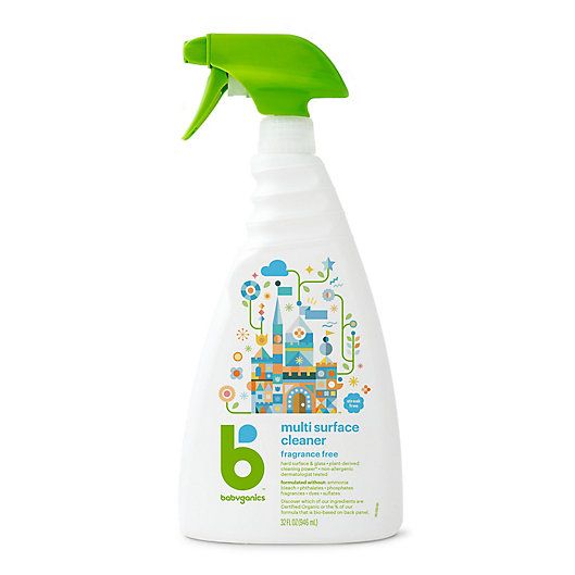 Alternate image 1 for Babyganics® 32 oz. Fragrance-Free Multi-Surface Cleaner
