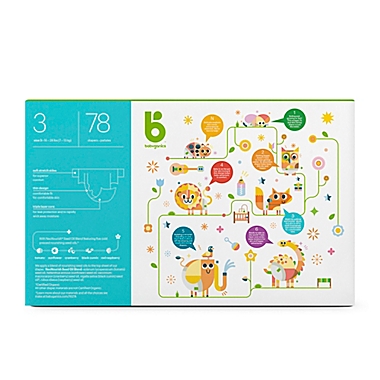 Babyganics&reg; 78-Count Size 3 Ultra Absorbent Diapers. View a larger version of this product image.