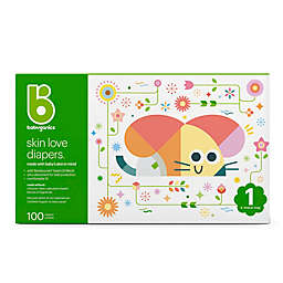 Babyganics® 100-Count Size 1 Ultra Absorbent Diapers