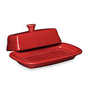 Fiesta&reg; Extra-Large Covered Butter Dish in Scarlet