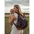 Alternate image 6 for OiOi Australian Floral Backpack Diaper Bag in Navy