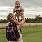 Alternate image 7 for OiOi Australian Floral Backpack Diaper Bag in Navy